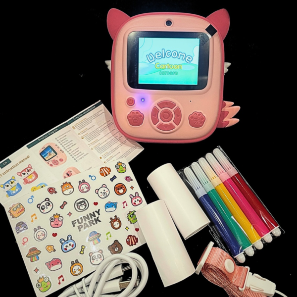 Printable fox kids camera