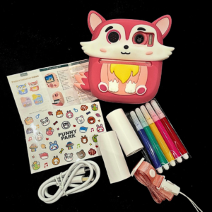 Printable fox kids camera