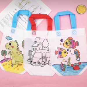 DIY Graffiti Canvas Bag with Markers